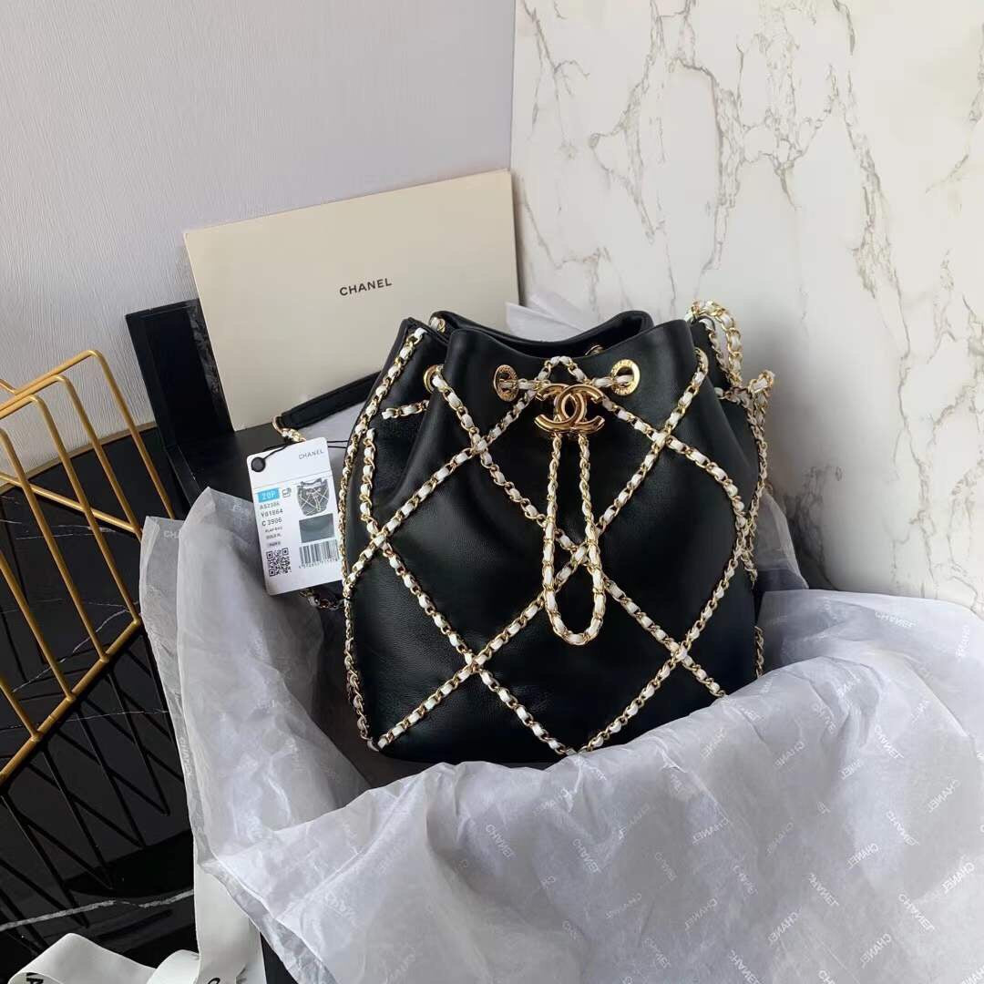CHL 21 Handbag Black For Women, Women’s Bags 8.6in/22cm