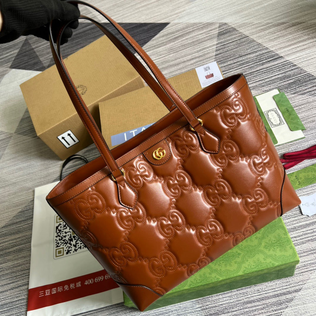 gg Medium Tote Red For Women, Women’s Bags 15in/38cm gg 631685 UM8IG 2546