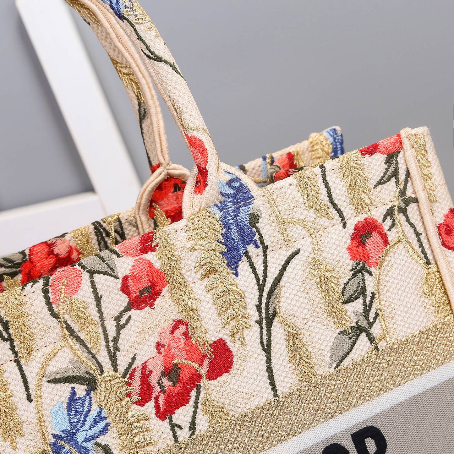 DI Medium Book Tote Beige For Women 36cm/16.5in CD