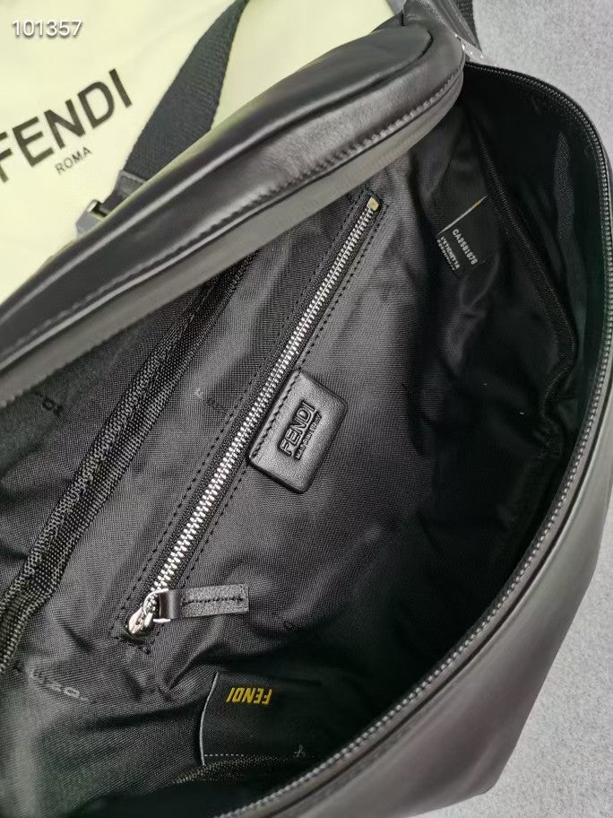 FI Little Monster Belt Bag Black For Men, Men’s Bags 7.9in/20cm FF