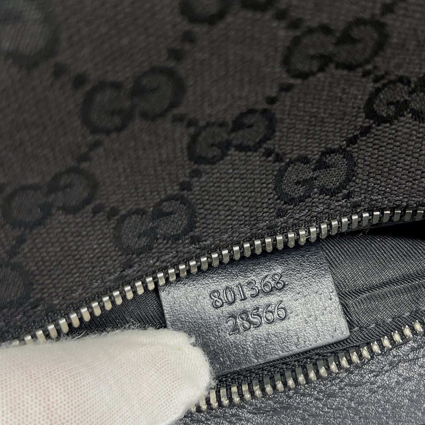 gg Supreme Canvas Two Pocket Waist Belt Bag Black gg Supreme Canvas For Men 3in/7.5cm gg