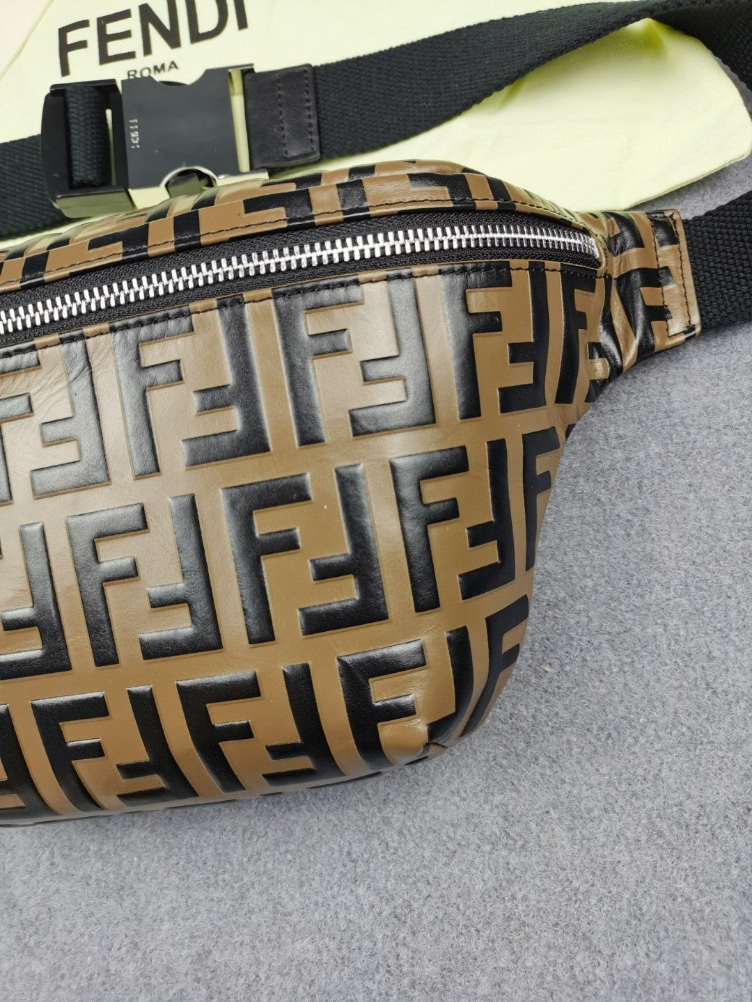 FI Belt Bag Brown For Men, Men’s Bags 18.1in/46cm FF 7VA434A5PJF0H3C