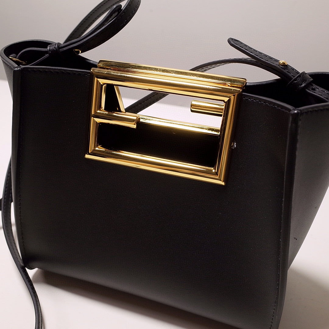 FI Way Small Black Bag For Woman 17.5cm/7in 8BS054AAIWF0KUR