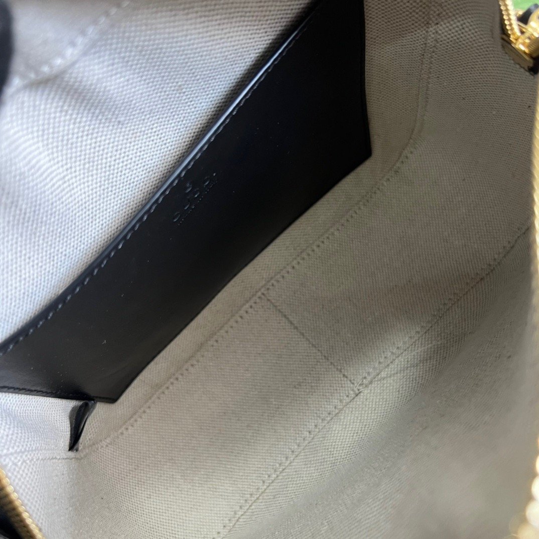 gg Matelasse Shoulder Bag Black For Women, Women’s Bags 8.5in/22cm gg 702234 UM8HG 1046