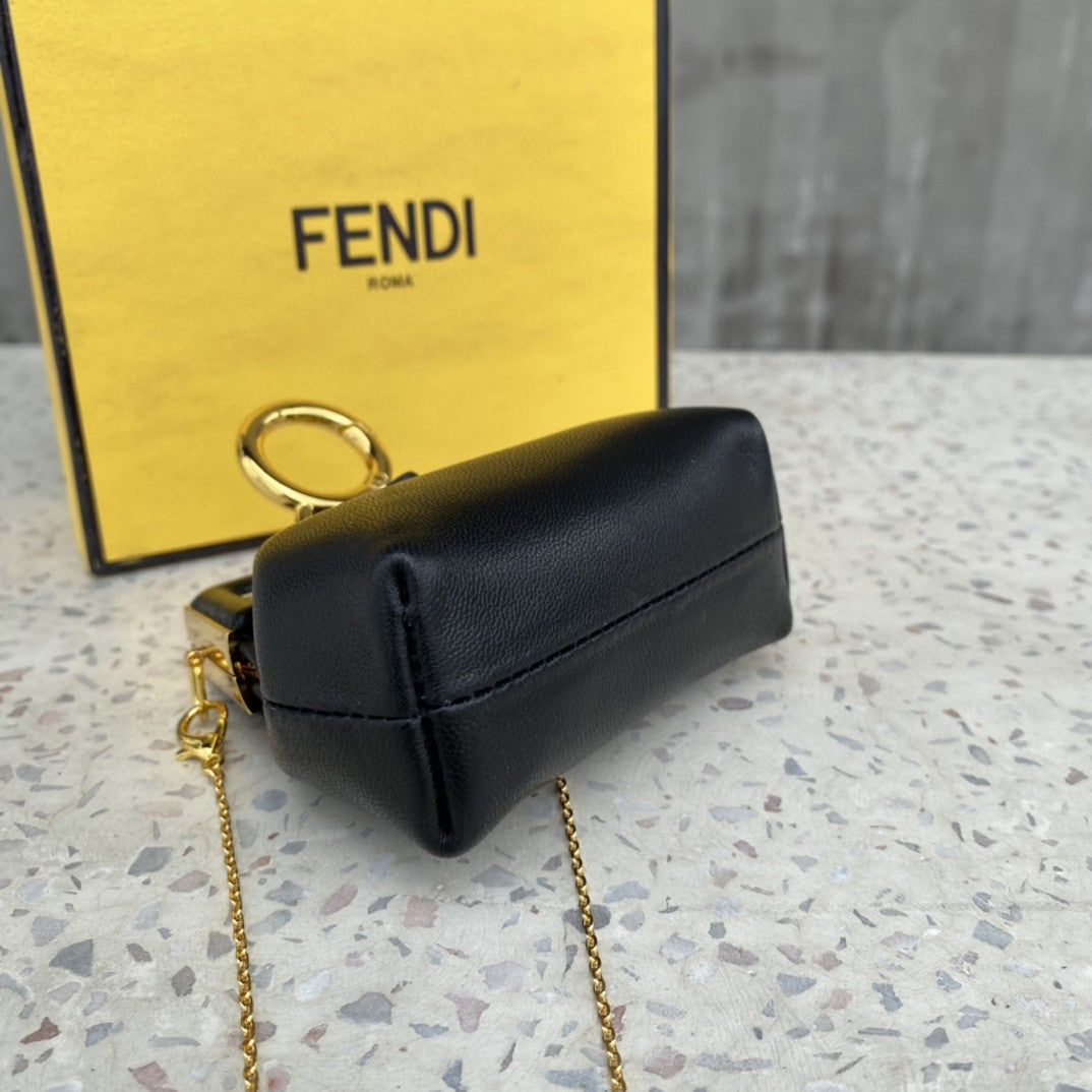 FI Nano First Charm Black Bag For Woman 10cm/4in