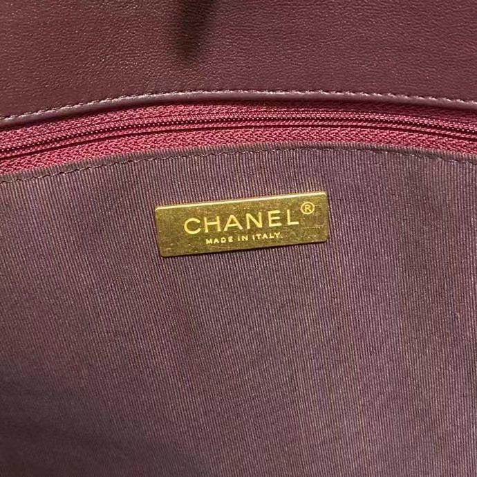 ChanelShopping ChanelBag 19 Dark Red For Women, Women’s Bags 16in/41cm AS3660 B04852 NK294