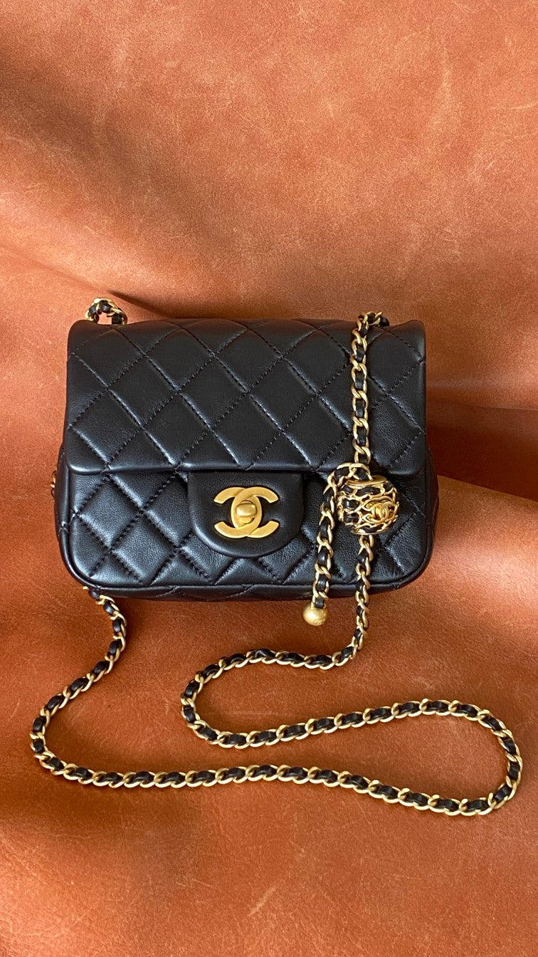 CHL Classic Bag Black For Women, Women’s Bags 7.1in/18cm