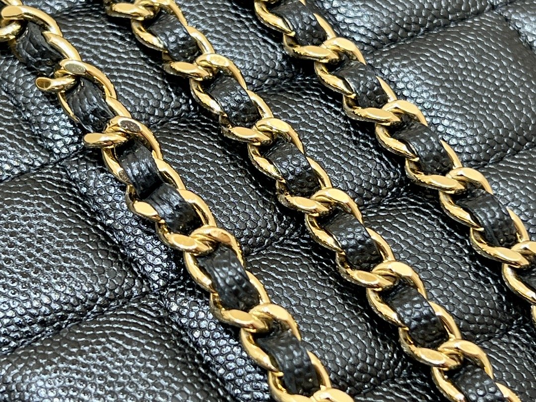 ChanelSmall Coin Pocket WOC Shoulder Bag Black For Women, Women’s Bags 7.9in/20cm