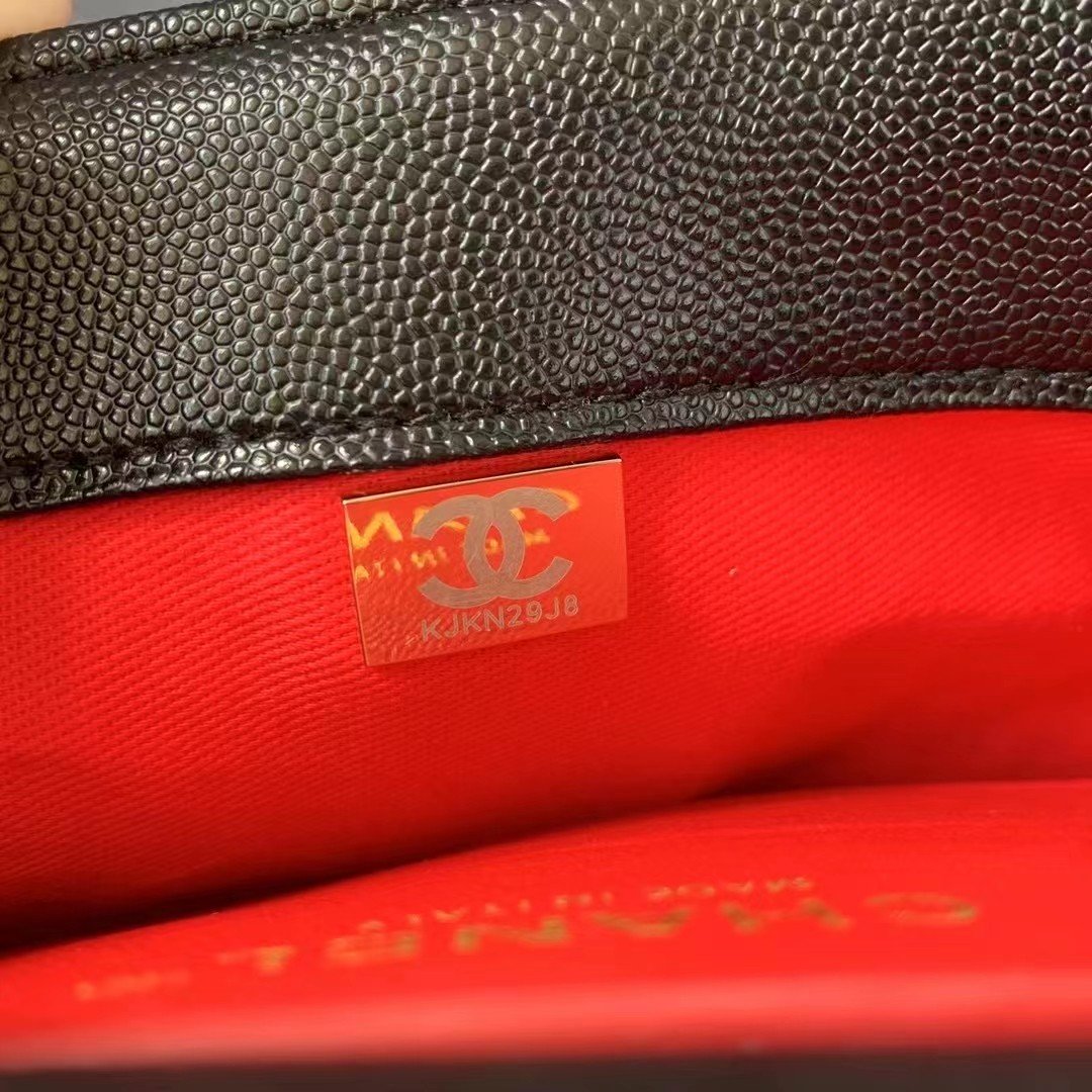 ChanelFlapbag With Chain Black For Women, Women’s Bags 8.3in/21cm