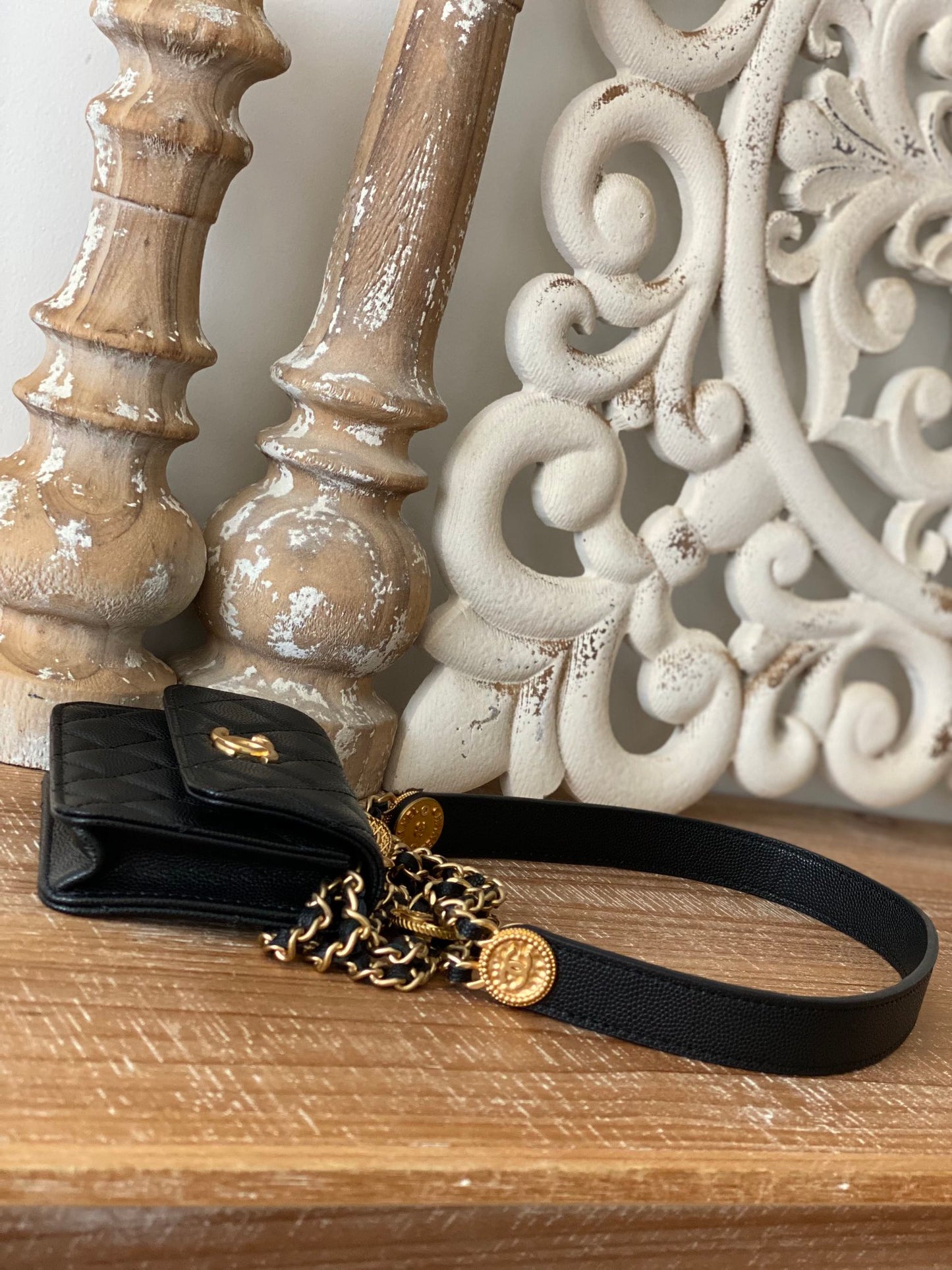 Chanel Clutch With Chain Black For Women, Women’s Bags 4.8in/12.3cm AP2857 B08447 94305