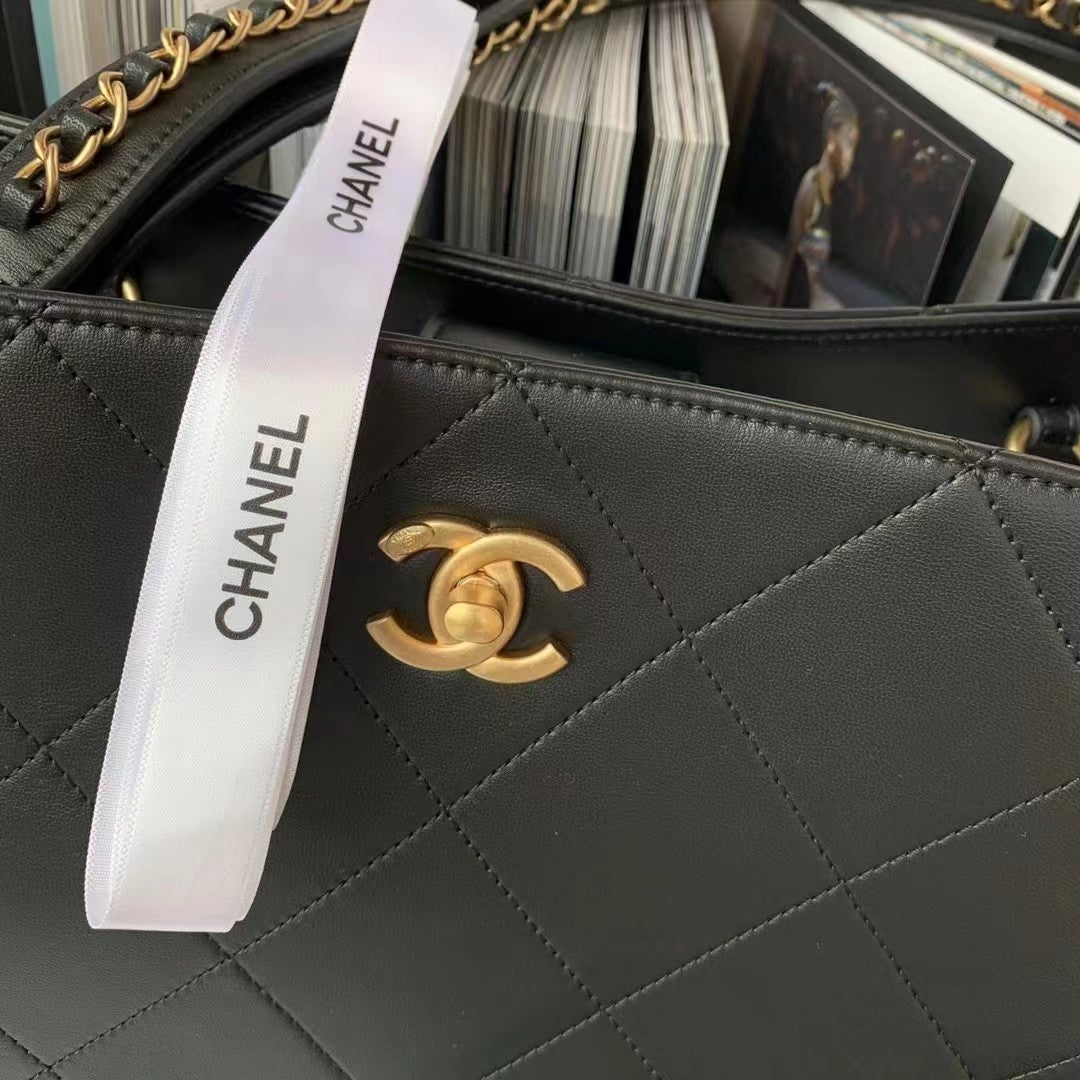 ChanelShopping Bag Black For Women, Women’s Bags 14.4in/37cm AS3508 B08867 94305