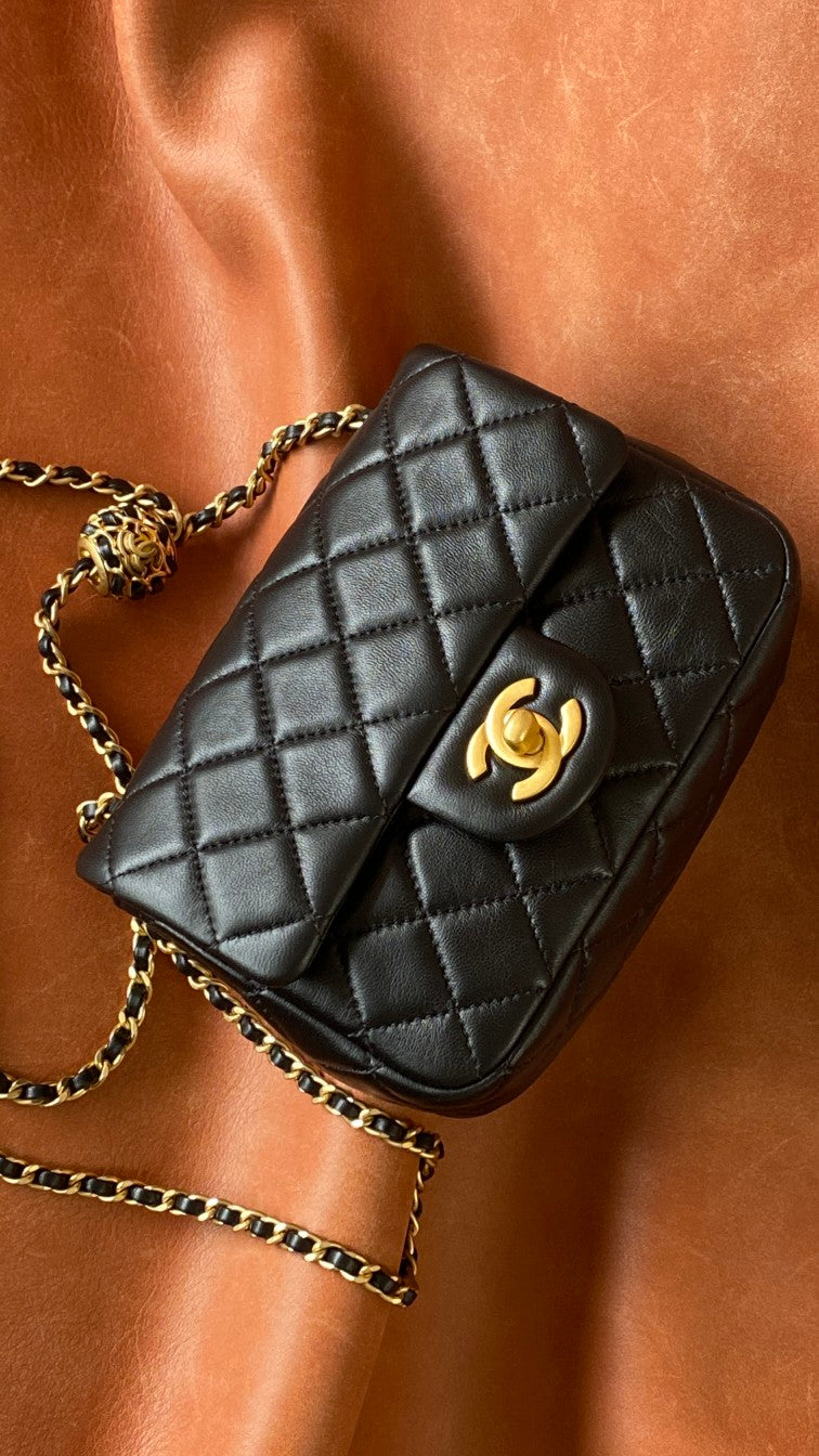 CHL Classic Bag Black For Women, Women’s Bags 7.1in/18cm
