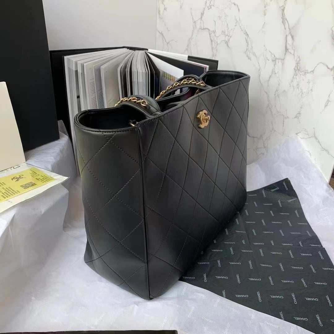 ChanelShopping Bag Black For Women, Women’s Bags 14.4in/37cm AS3508 B08867 94305