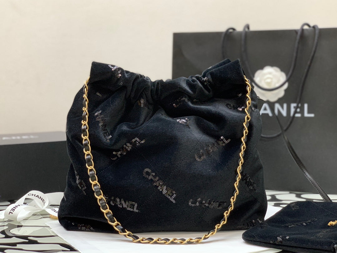 ChanelSmall Chanel22 Handbag Black For Women, Women’s Bags 11.8in/30cm