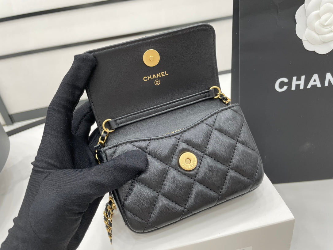 CHL Classic Distressed Black For Women, Women’s Bags 4.7in/12cm