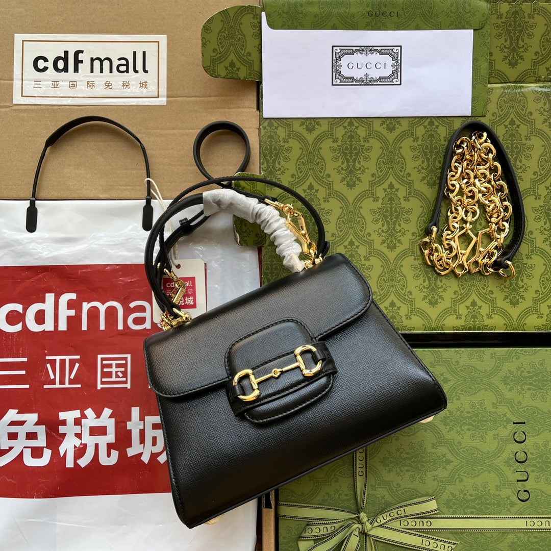 gg Ophidia gg Horsebit 1955 Mini Bag White For Women, Women’s Bags 8.6in/22cm gg 703848 AAA7G 1000