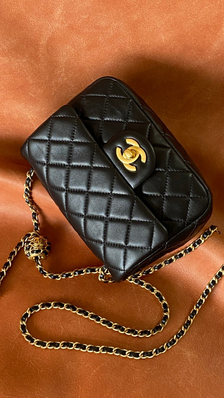 CHL Classic Bag Black For Women, Women’s Bags 7.1in/18cm