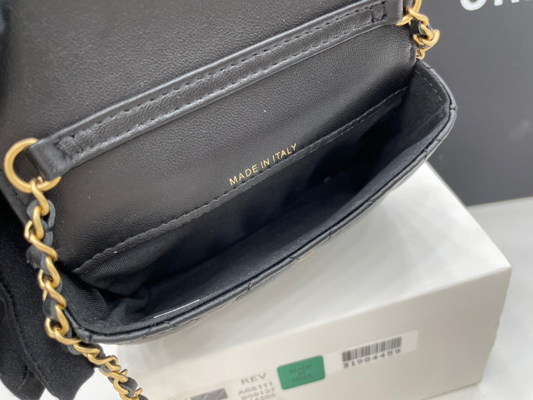 CHL Classic Distressed Black For Women, Women’s Bags 4.7in/12cm