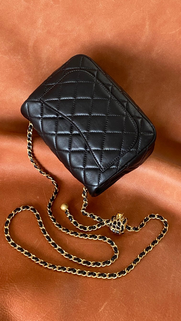 CHL Classic Bag Black For Women, Women’s Bags 7.1in/18cm