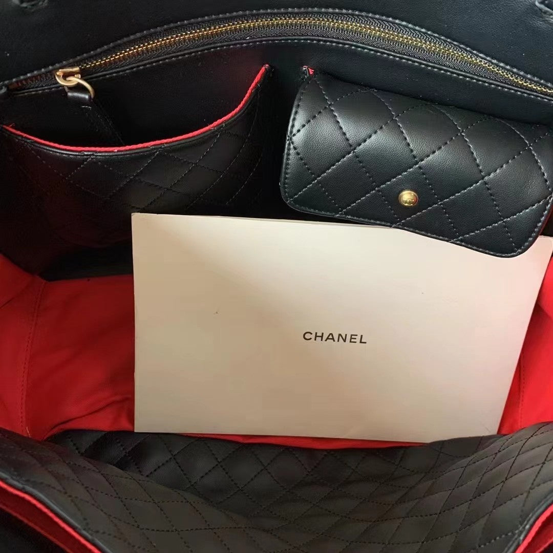 ChanelShopping Bag Black For Women, Women’s Bags 14.4in/37cm AS3508 B08867 94305