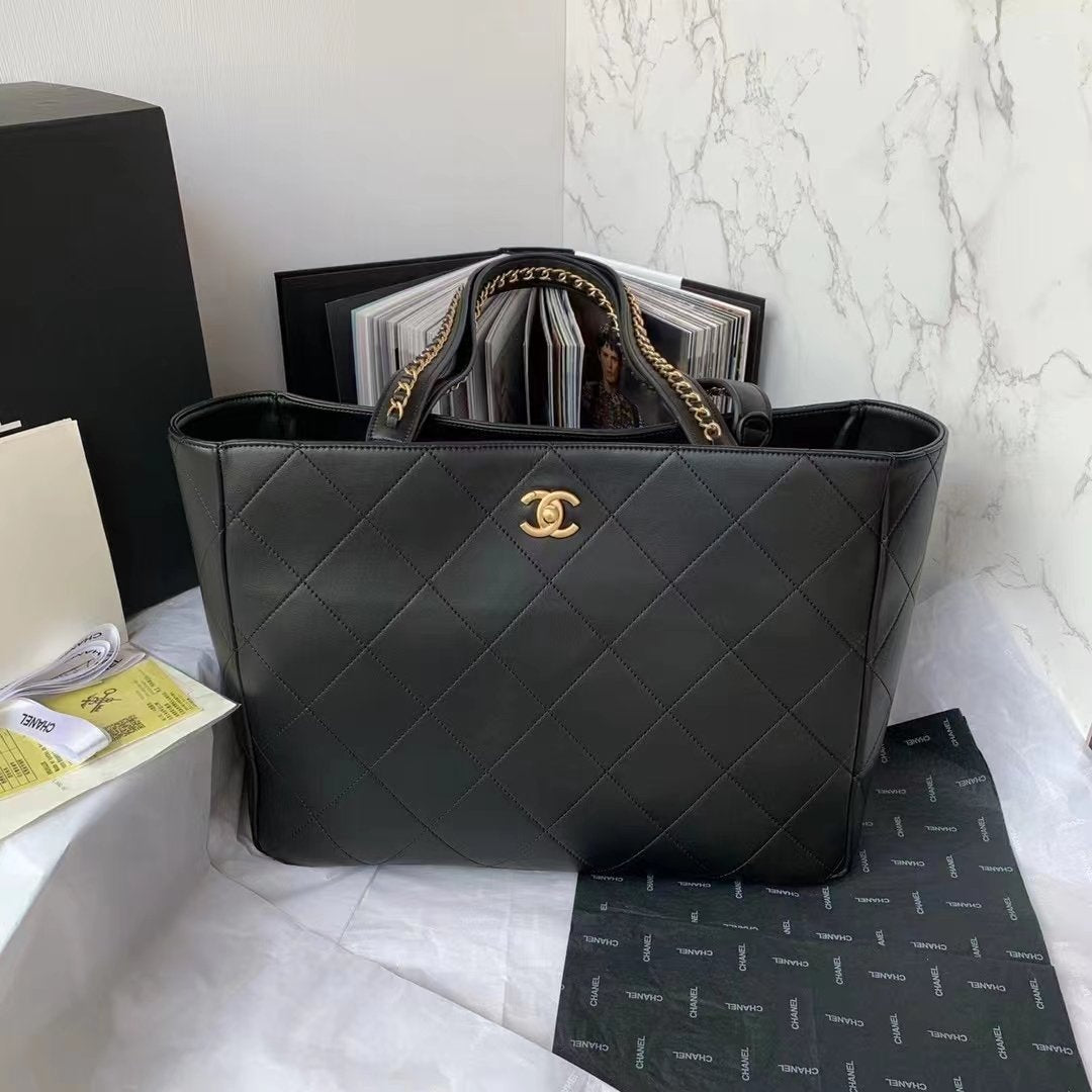 ChanelShopping Bag Black For Women, Women’s Bags 14.4in/37cm AS3508 B08867 94305
