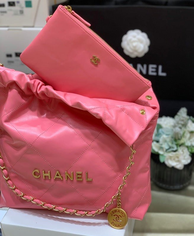 CHL 22 Handbag Coral PiNike For Women 14.4 in/37cm AS3261 B08037 NH621
