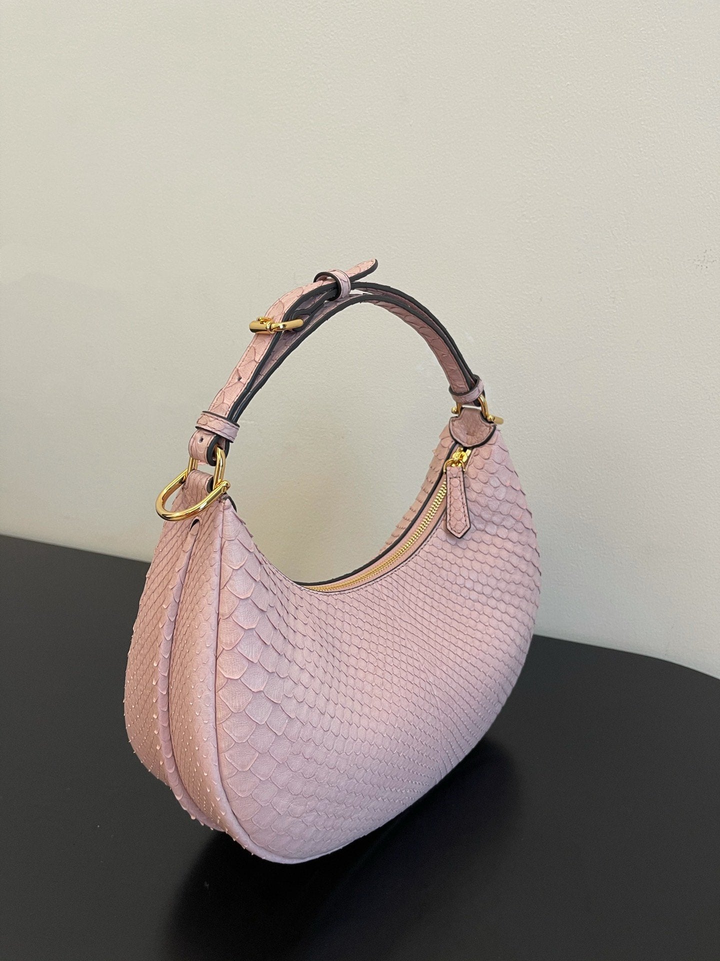 FI FIgraphy Pale pink Python Small Bag For Woman 29cm/11in 8BR798AHN2F1HKJ