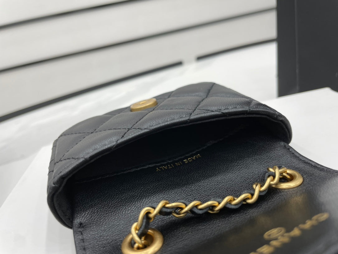 ChanelMini Flap Bag Black For Women, Women’s Bags 3.5in/9cm
