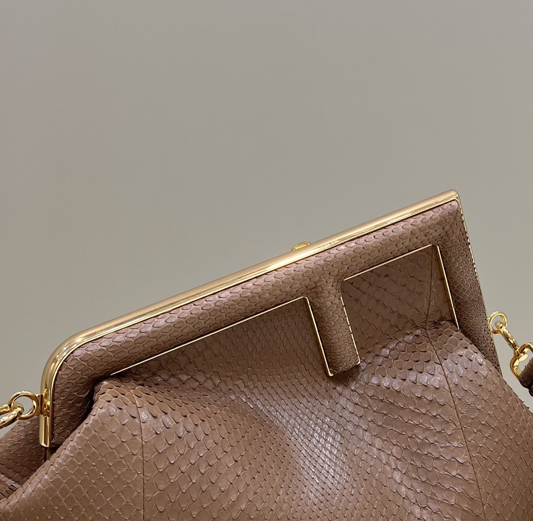 FI First Small Beige Bag For Woman 26cm/10in
