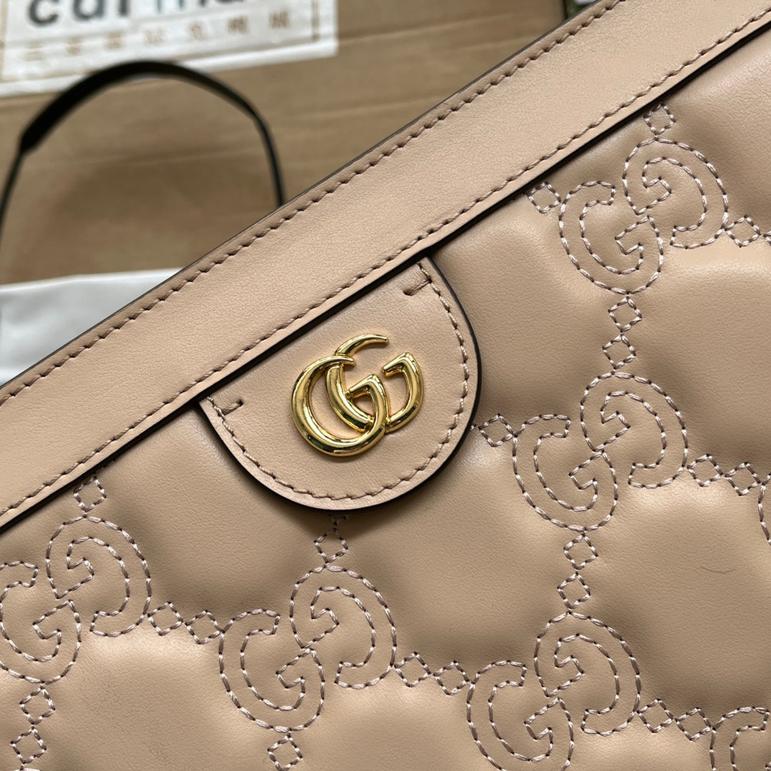 gg Matelassé Small Bag Beige For Women, Women’s Bags 10.2in/26cm gg 