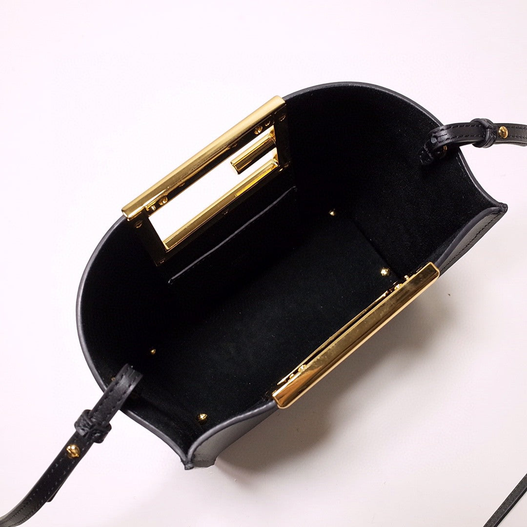 FI Way Small Black Bag For Woman 17.5cm/7in 8BS054AAIWF0KUR