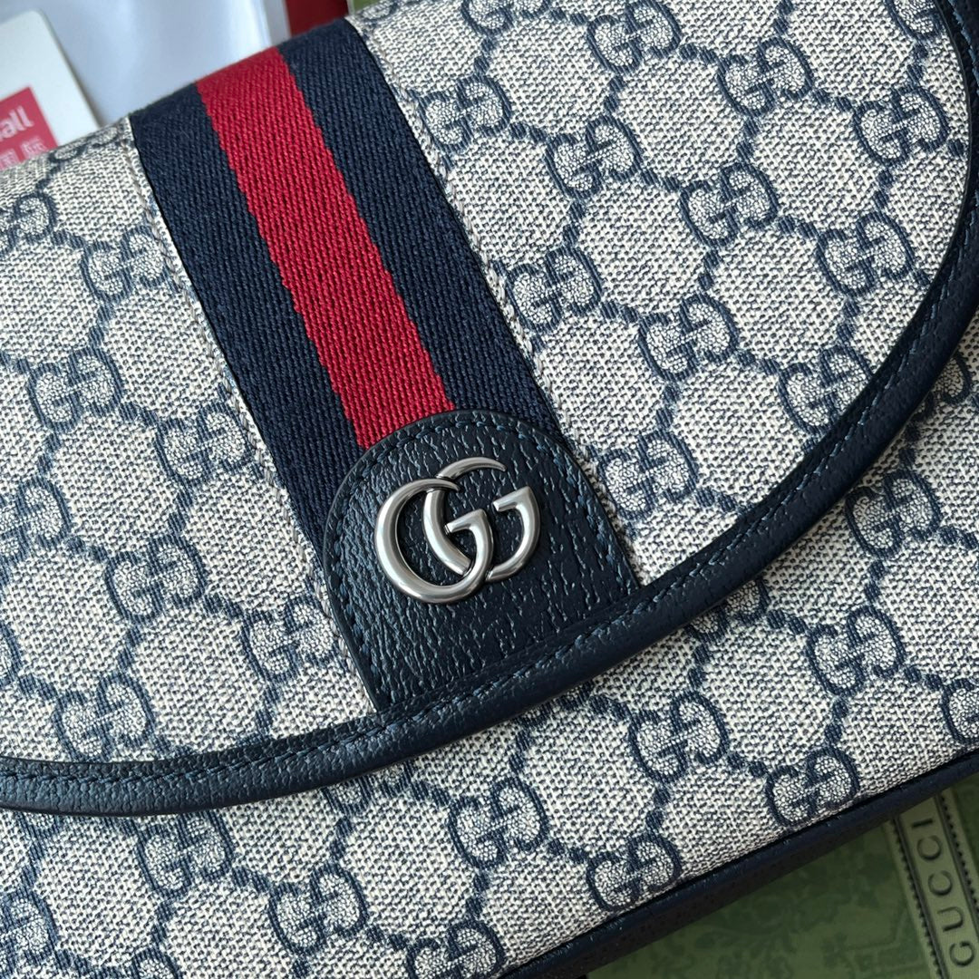 gg Ophidia gg Small Shoulder Bag Beige And Black For Women, Women’s Bags 9.1in/23cm gg