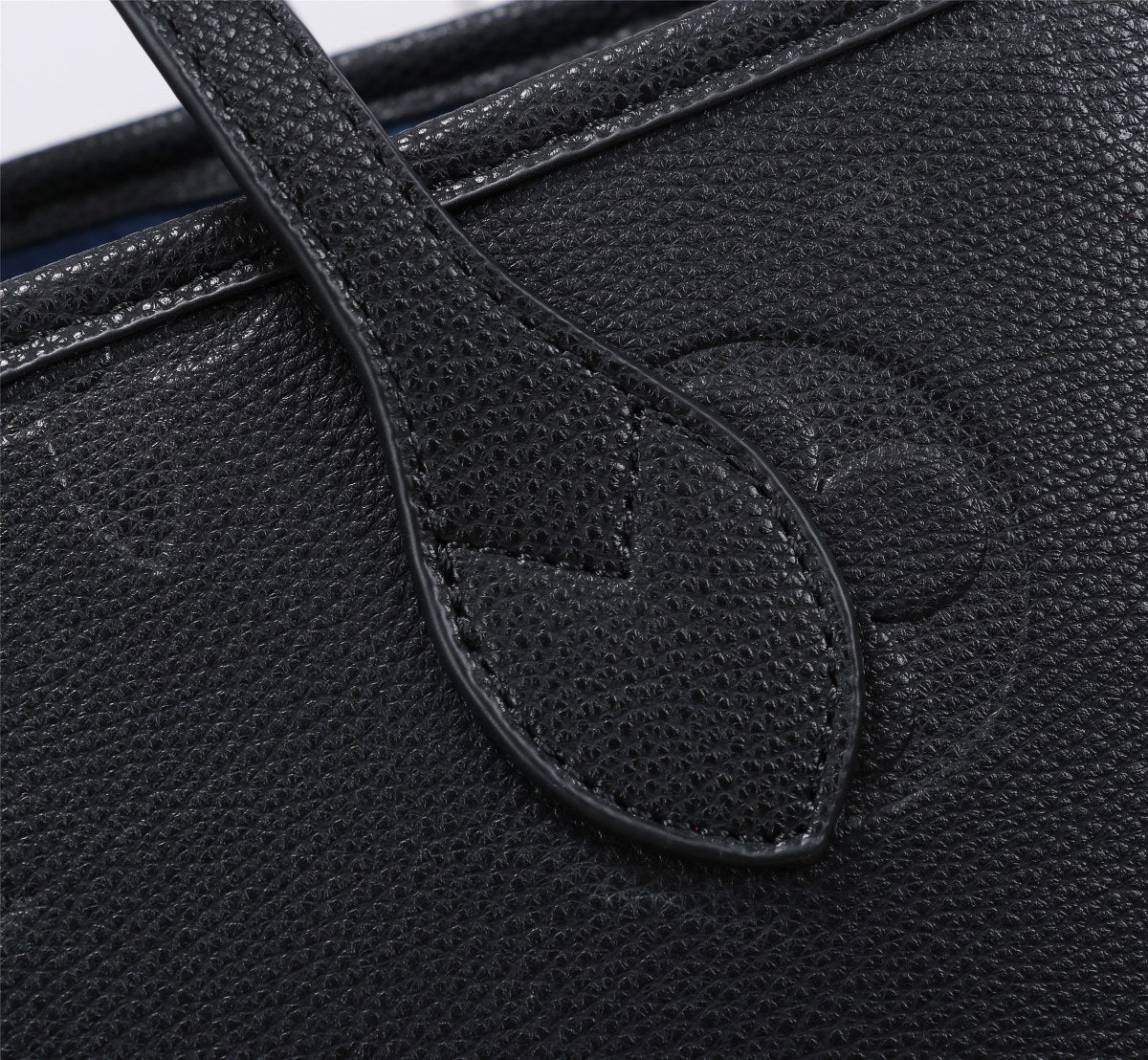 Louis Vuitton Neverfull MM Tote Bag Monogram Empreinte Black For Women, Women’s Handbags, Shoulder Bags 12.2in/31cm LV M45685