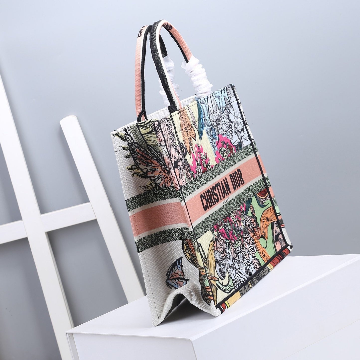 DI Large Book Tote Multicolor, For Women, Women’s Handbags 16.5in/42cm CD