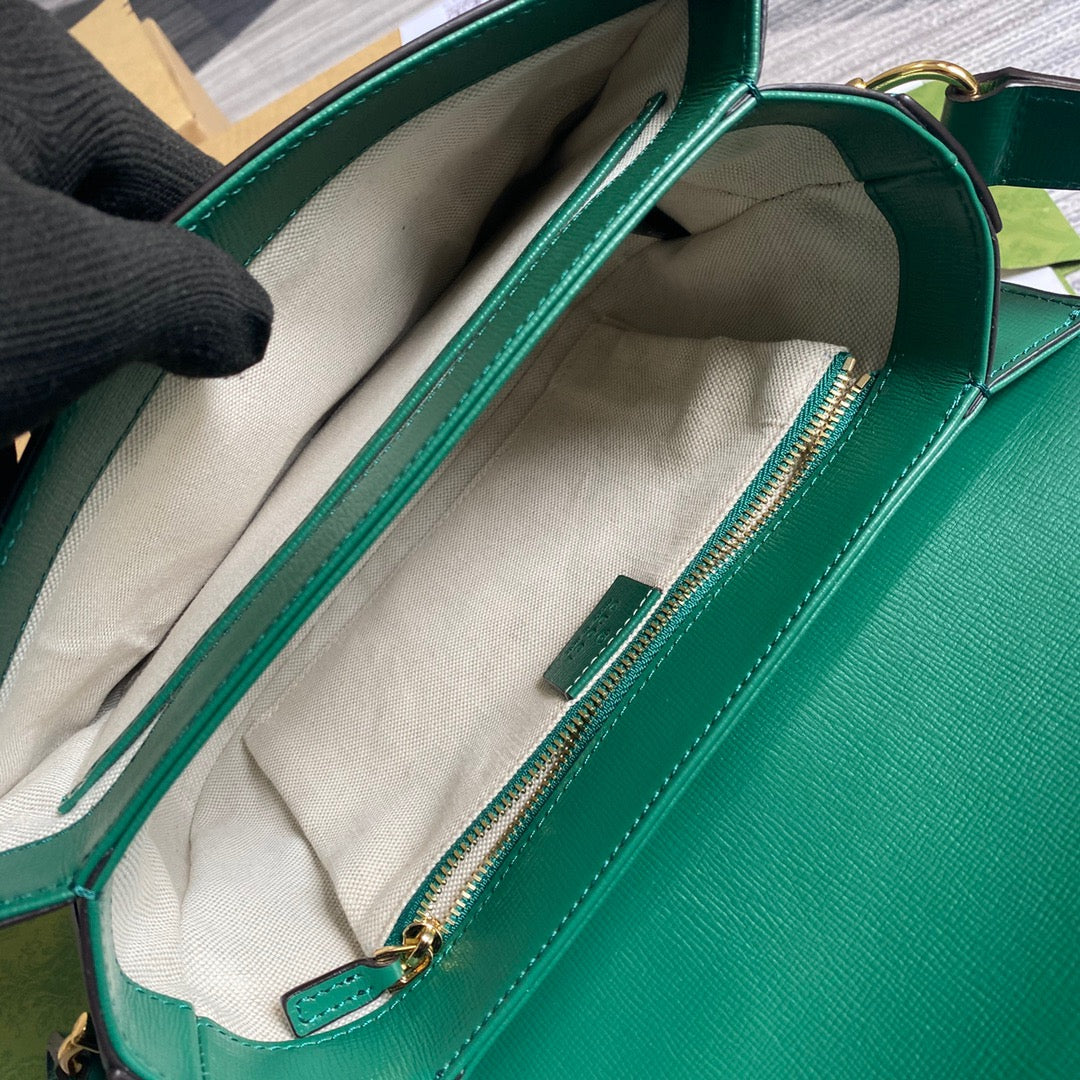 gg Horsebit 1955 Shoulder Bag Green For Women, Women’s Bags 9.8in/25cm gg