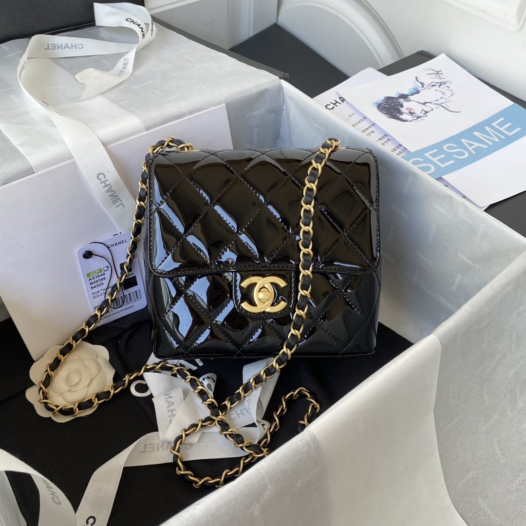 ChanelMini Flap Bag Light Black For Women, Women’s Bags 6.7in/17cm AS3648 B09577 94305