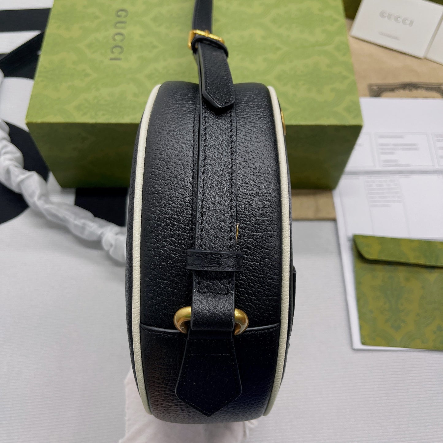 gg x Adidas Ophidia Shoulder Bag Black For Women, Women’s Bags 8.6in/22cm gg