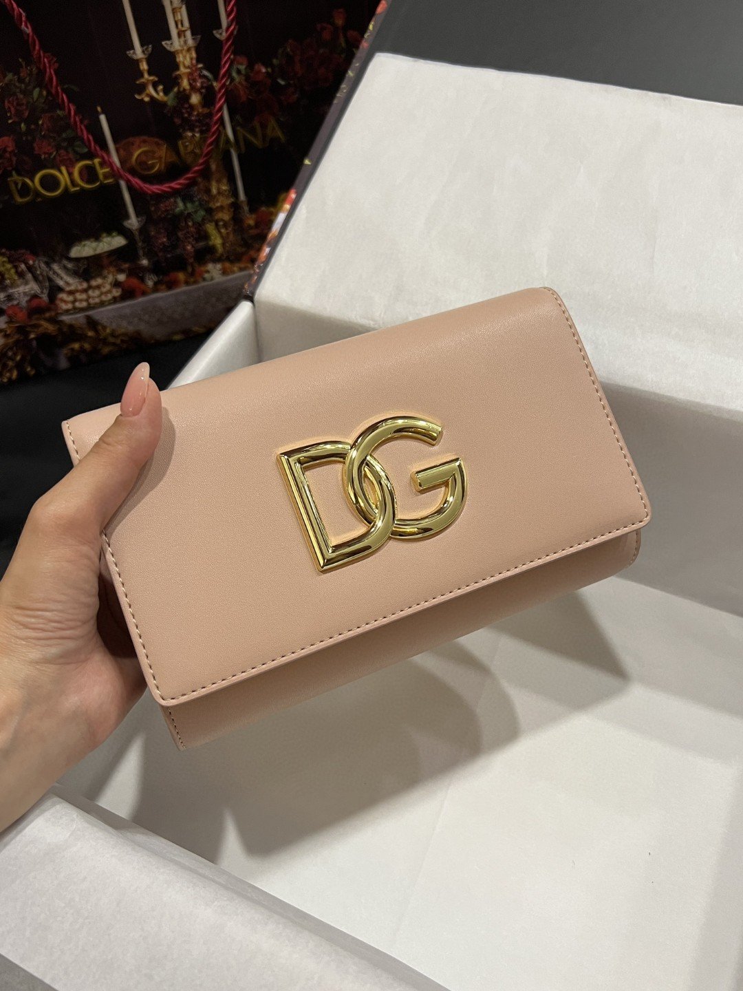DG 3.5 Clutch Beige For Women 8.3in/21cm DG