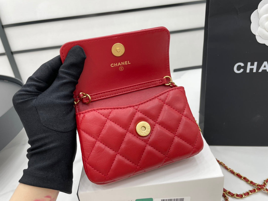 CHL Classic Distressed Red For Women, Women’s Bags 4.7in/12cm