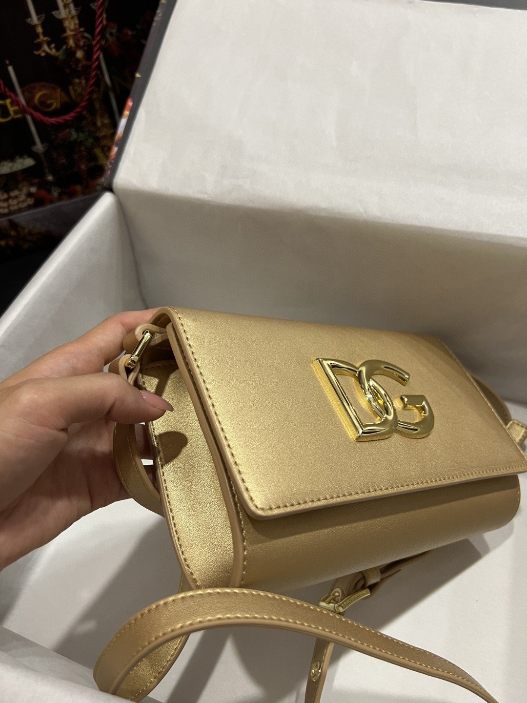 DG 3.5 Clutch Gold For Women 8.3in/21cm DG