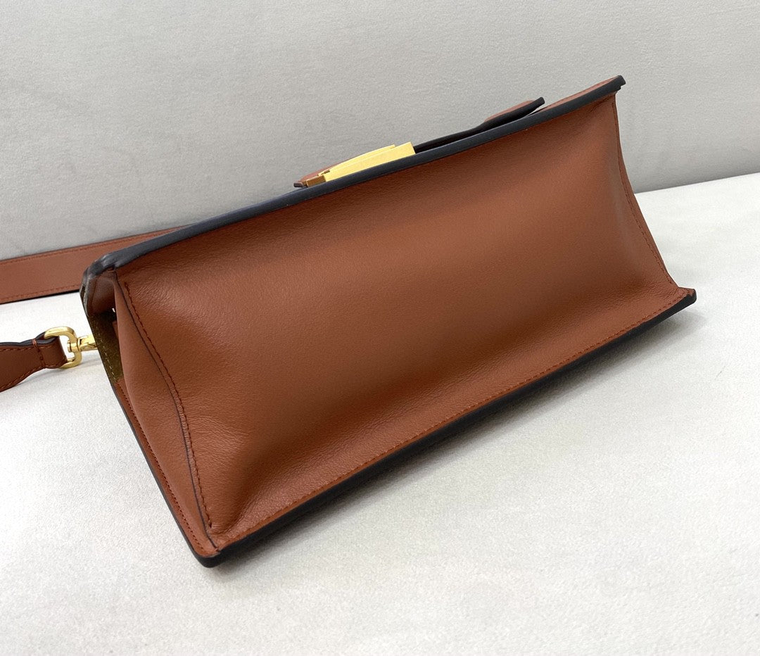 FI Kan U Small Brown Bag For Woman 25cm/9.5in