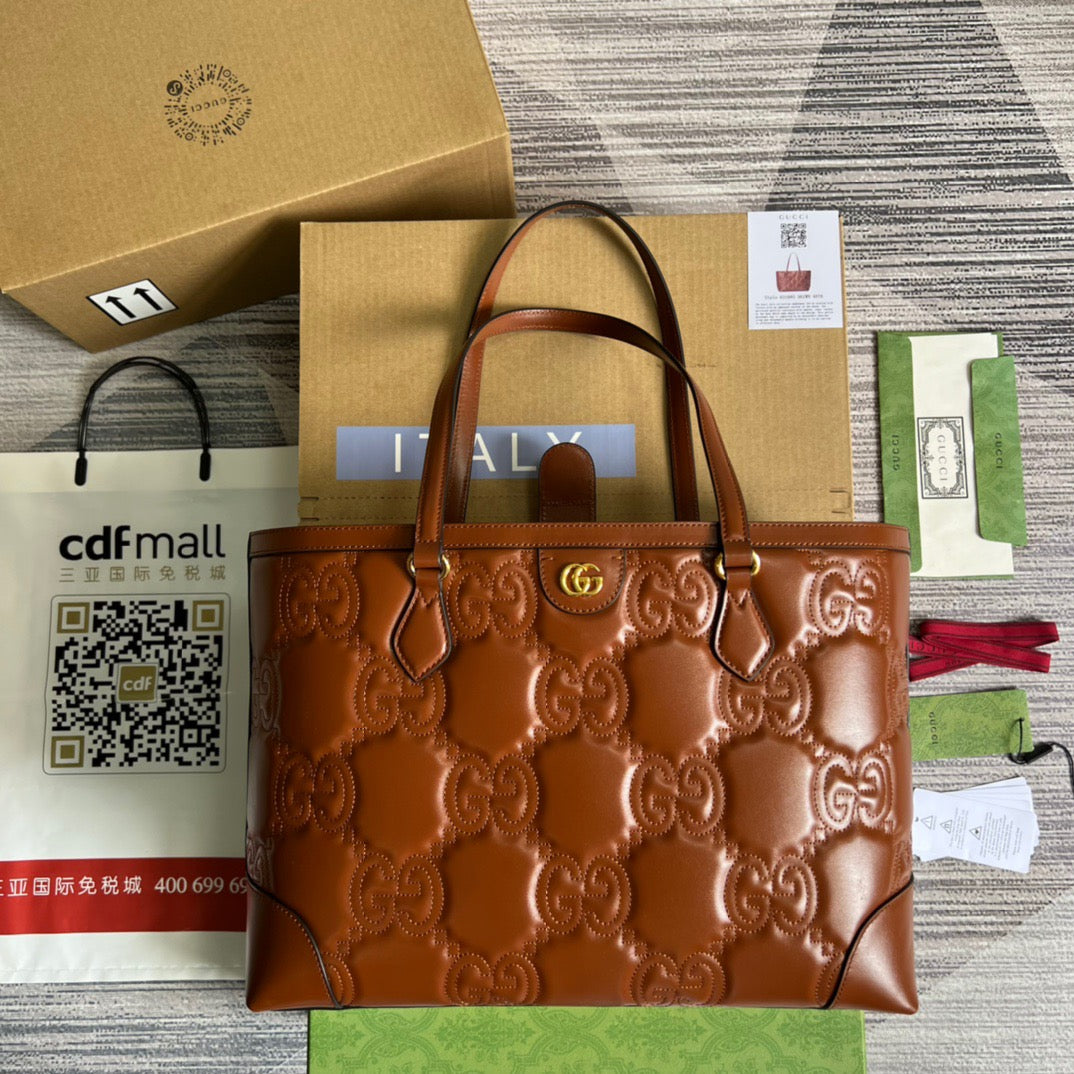 gg Medium Tote Red For Women, Women’s Bags 15in/38cm gg 631685 UM8IG 2546