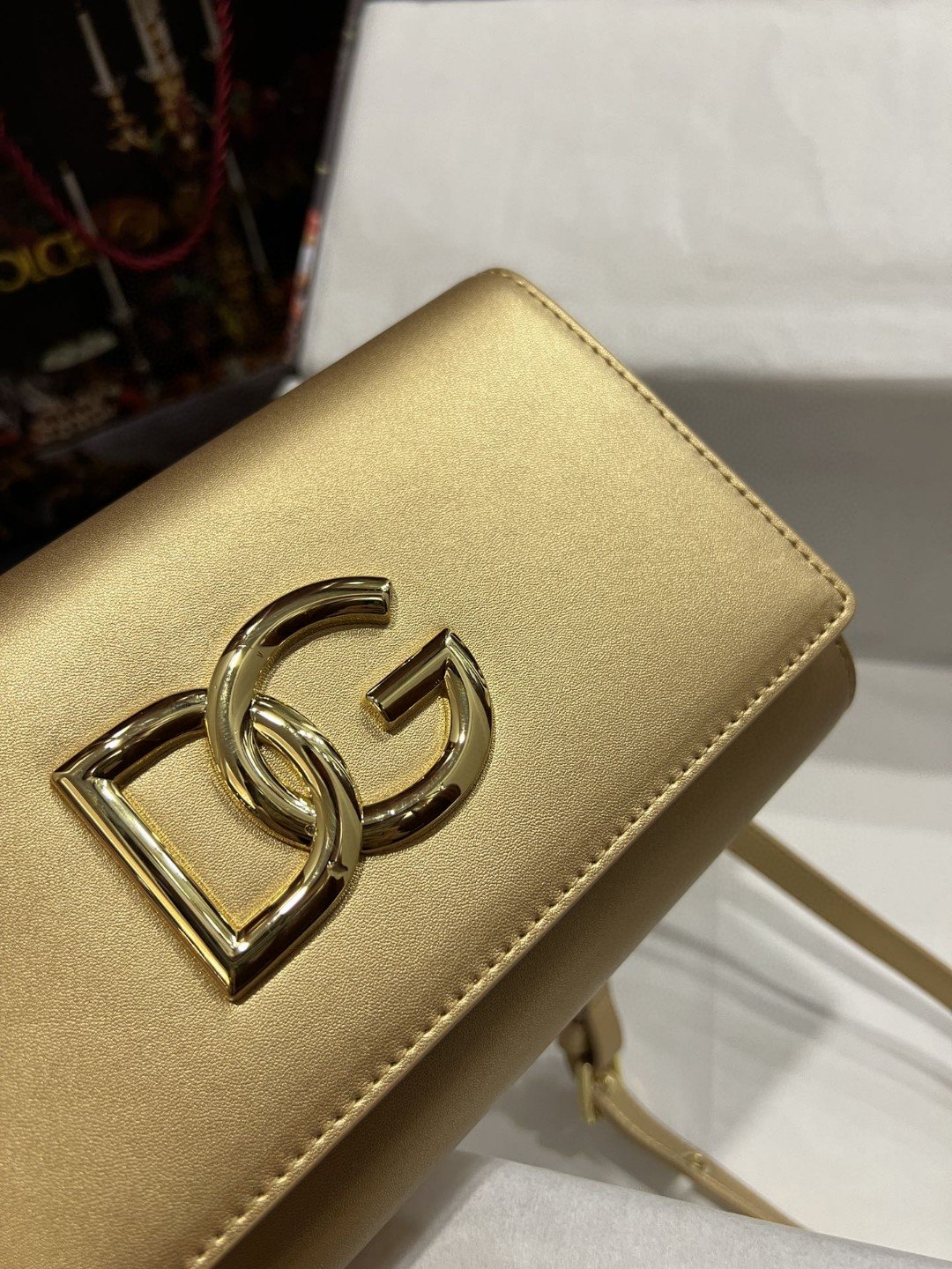 DG 3.5 Clutch Gold For Women 8.3in/21cm DG
