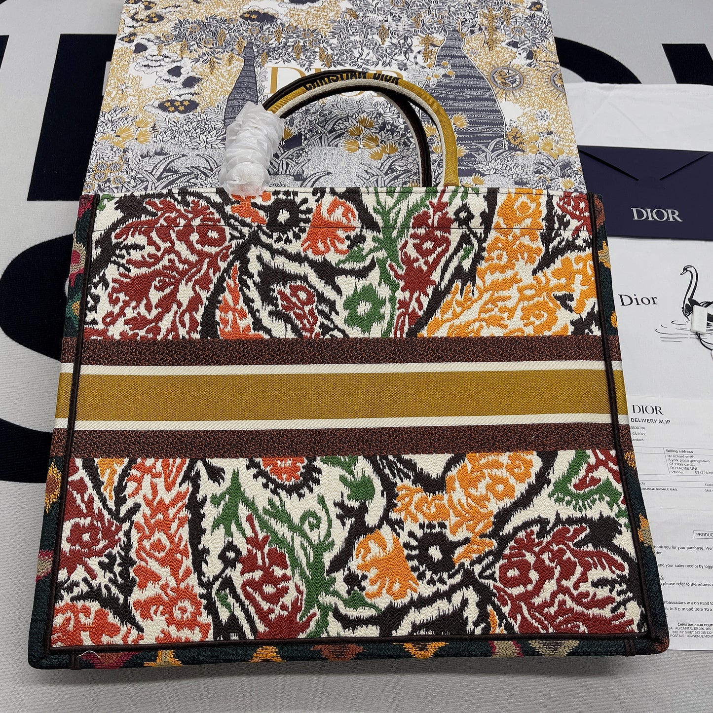 DI Large Book Tote Multicolor, For Women, Women’s Handbags 16.5in/42cm CD
