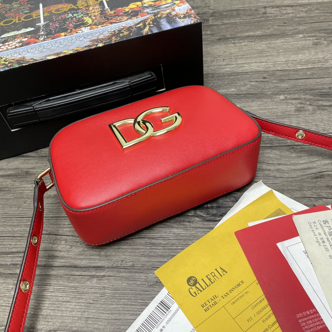 DG Crossbody 3.5 Bag Red For Women 7.5in/19cm DG