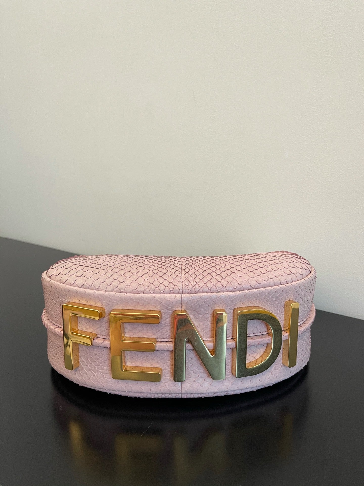 FI FIgraphy Pale pink Python Small Bag For Woman 29cm/11in 8BR798AHN2F1HKJ