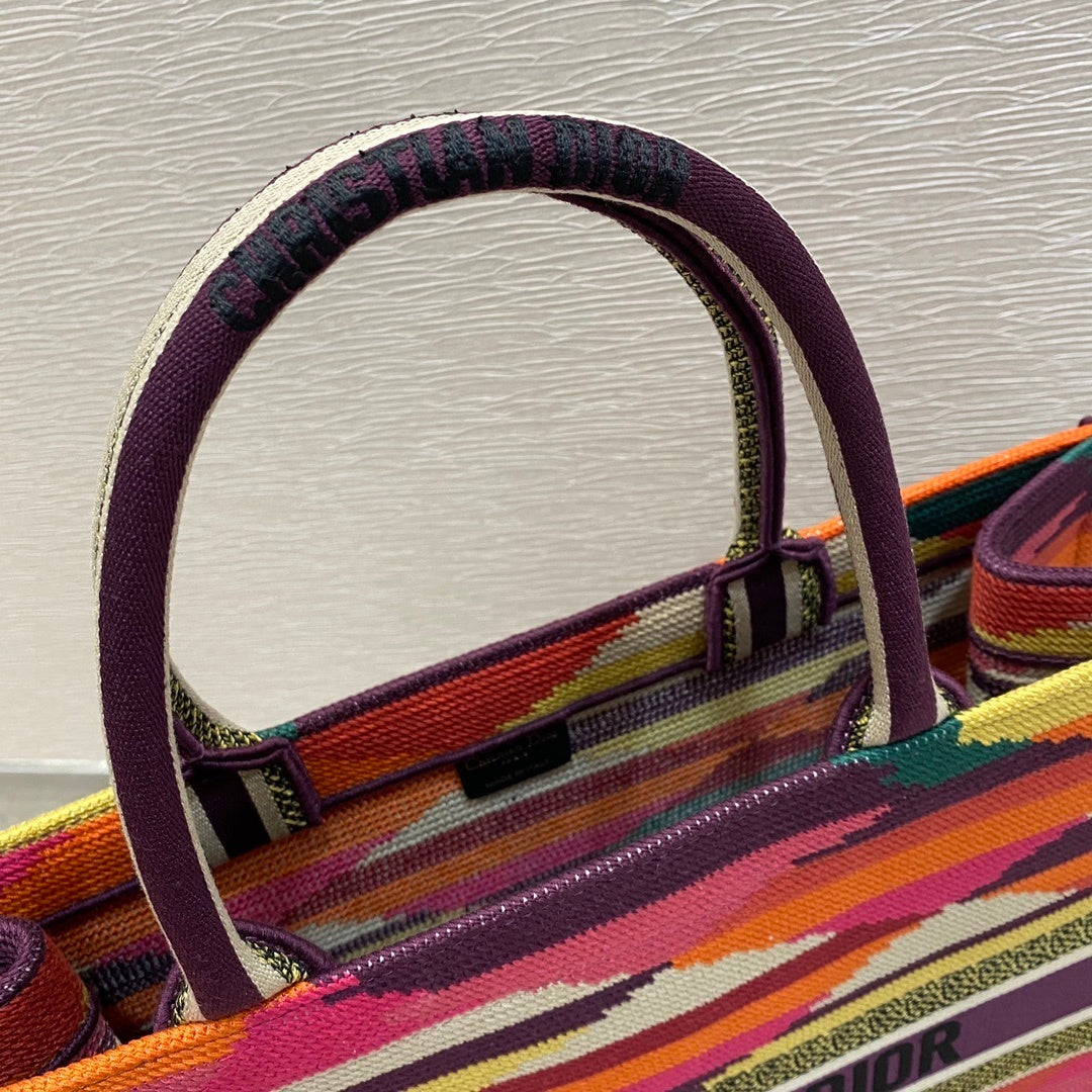 DI Large Book Tote Canvas Multicolor For Women Bag Size 42cm/16in CD