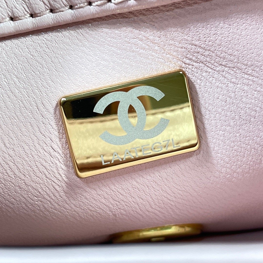 ChanelMini Flap Bag Gold Hardware PiNike For Women, Women’s Handbags, Shoulder Bags 6.7in/17cm AS3365