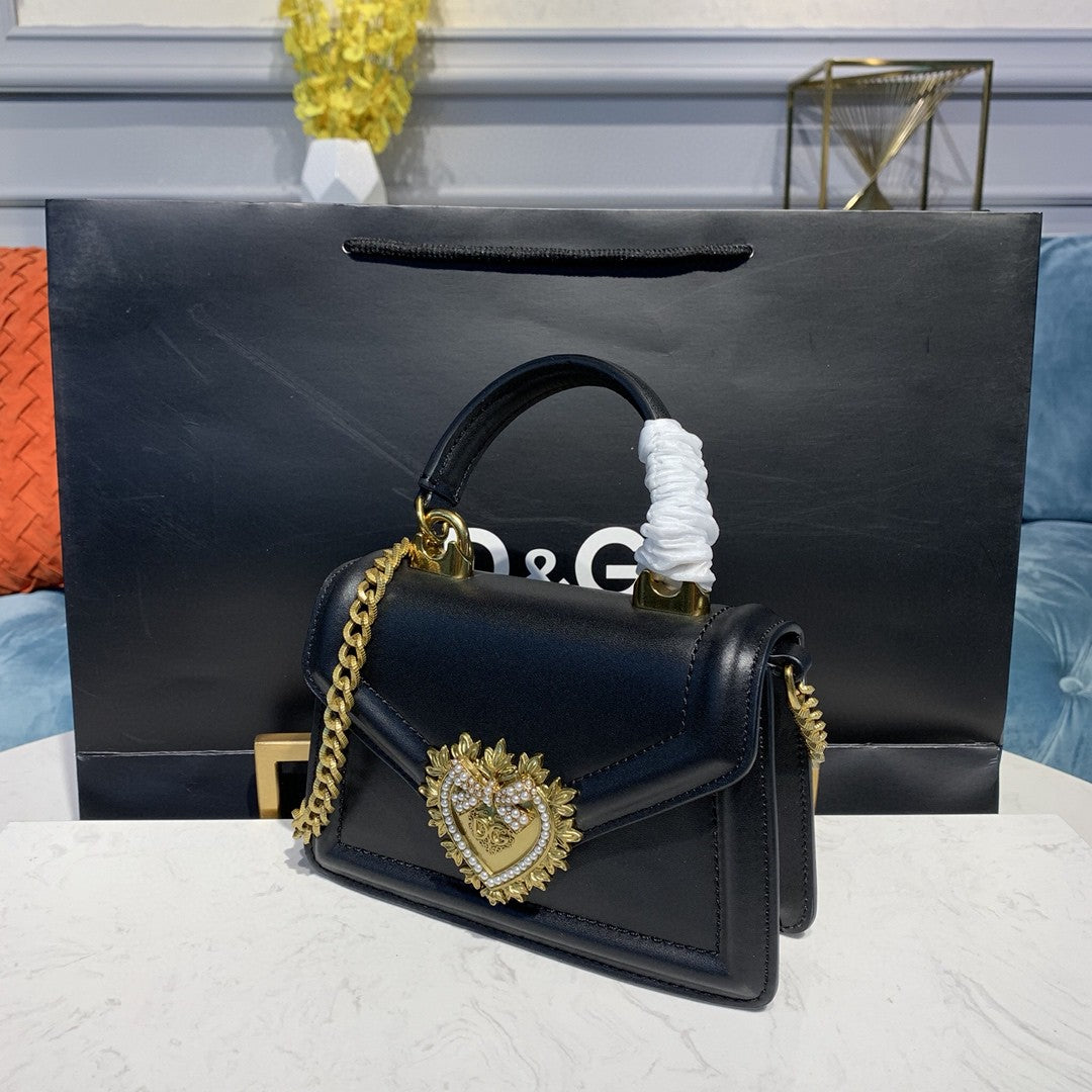 DG Small Devotion Bag Black For Women 7.5in/19cm DG BB6711AV89380999