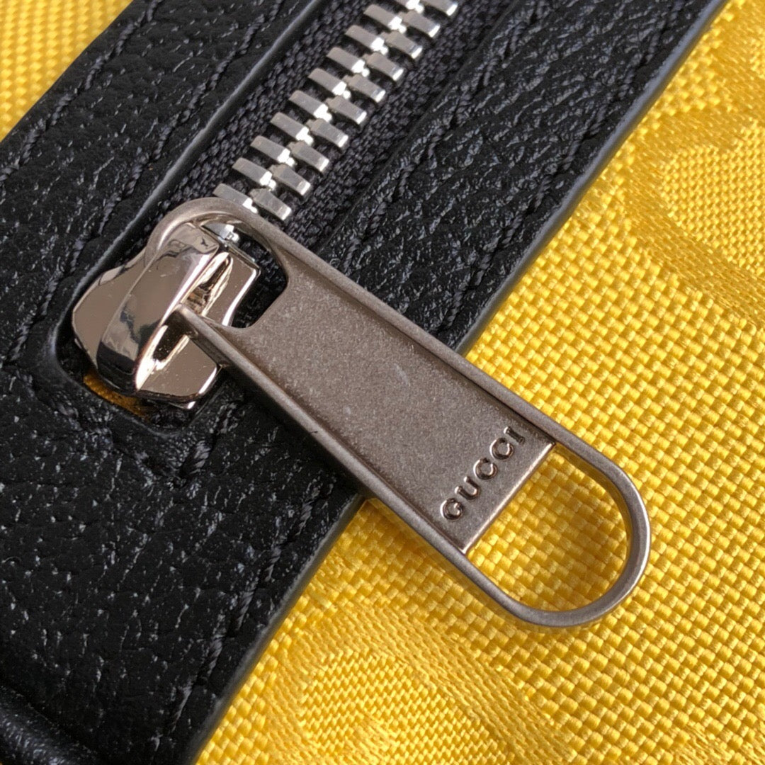 gg Off The Grid Belt Bag Yellow gg ECONYL® For Men 9.5in/24cm gg